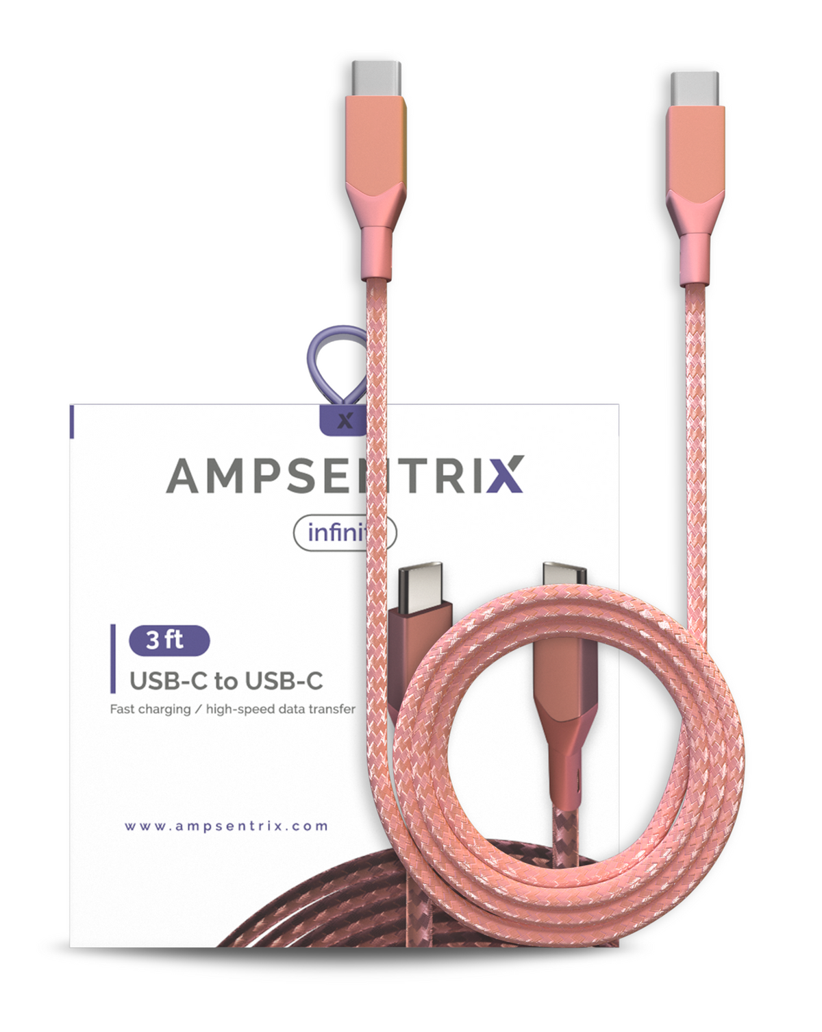 USB Type C to Type C Cable - AmpSentrix